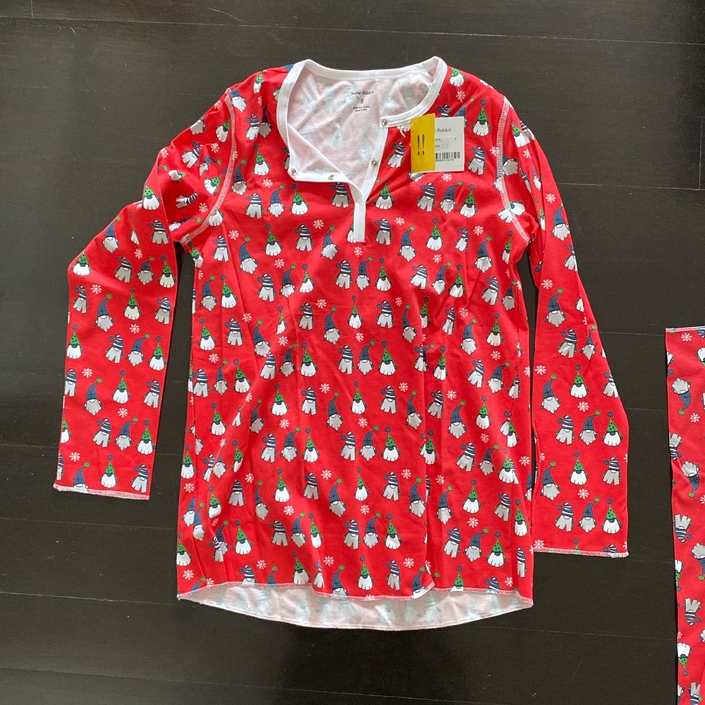 Roberta Roller Rabbit holiday pajamas. Size S. 100% Pima cotton. NWT